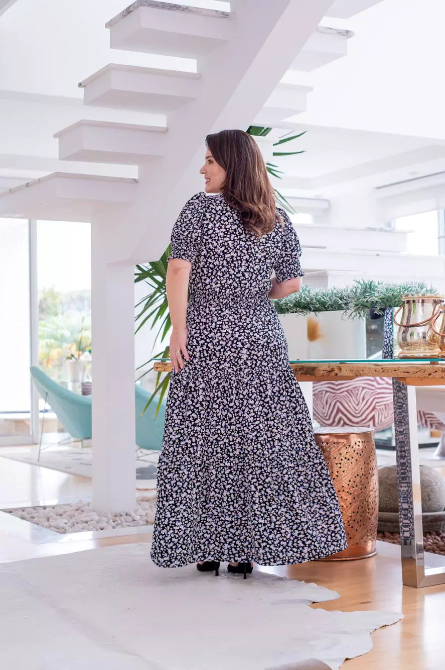 VESTIDO RAFA LONGO COM MARIAS