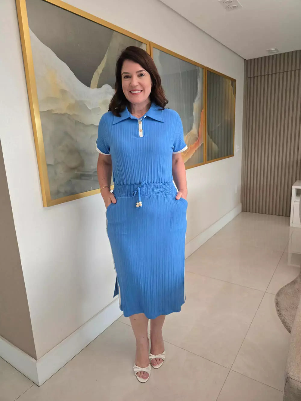 VESTIDO AMANDA COMFY COM VIVO