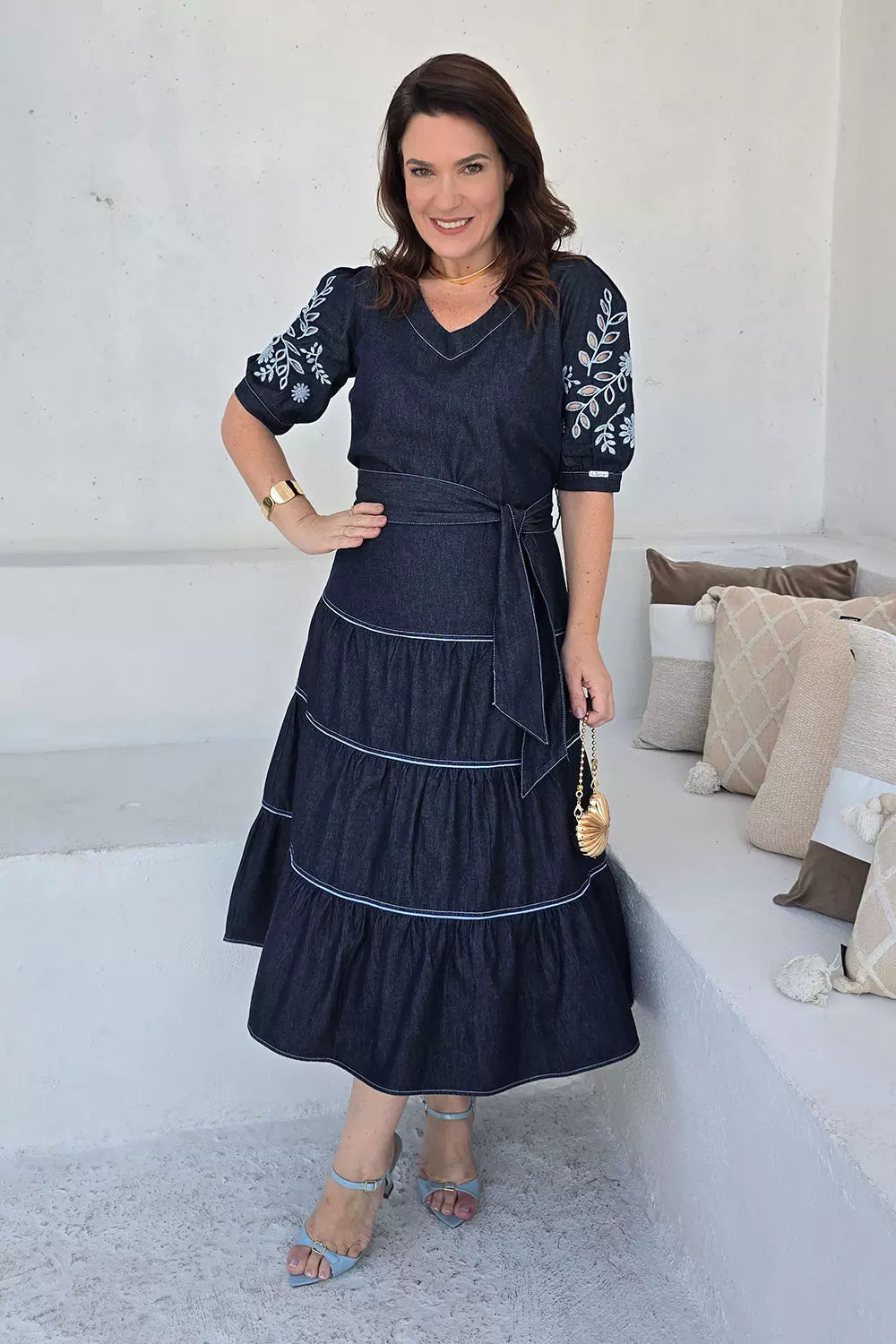 Vestido Jeans ju com Marias