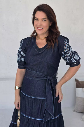 Vestido Jeans ju com Marias