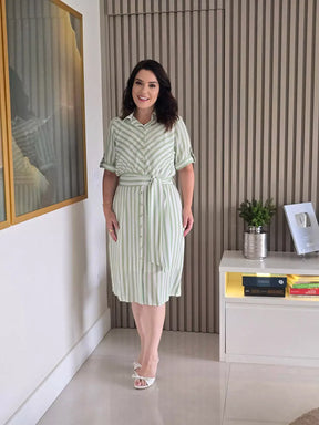 CHEMISE COM FAIXA NA CINTURA